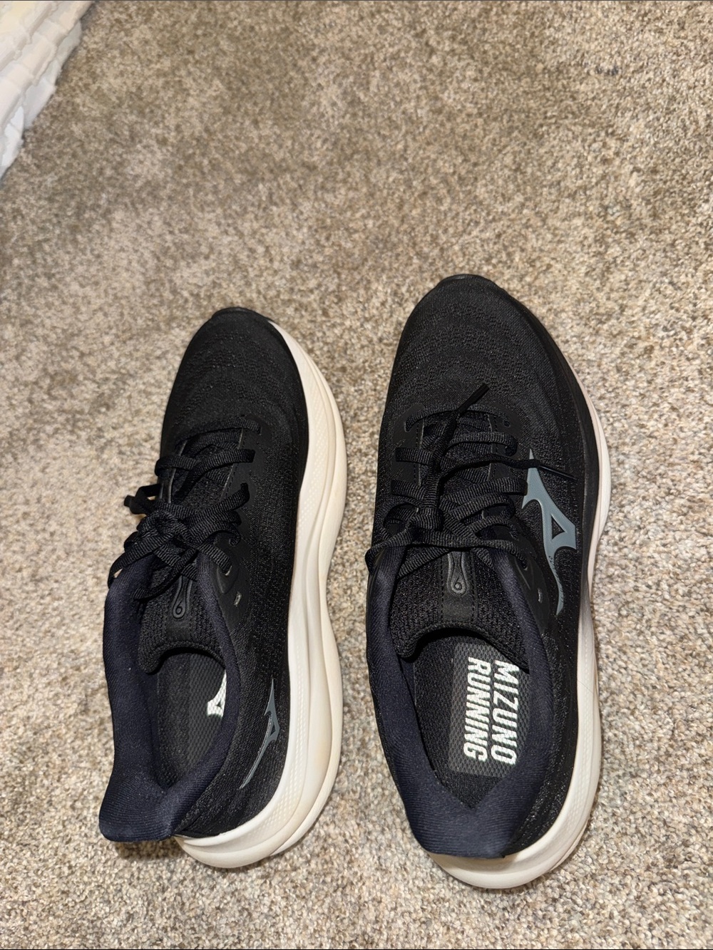 Mizuno Wave Sky 9 Max Cushion Running Shoes Black Grey Women’s 9 - Picture 3 of 4